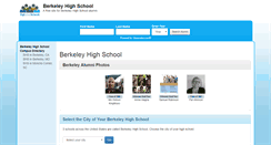 Desktop Screenshot of berkeleyhighschoolalumni.com